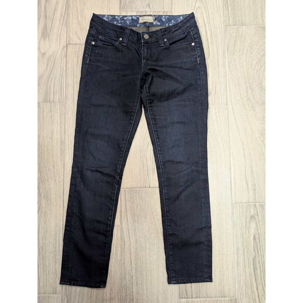 Paige Peg Skinny Pants Women's Size 26 Dark Blue Skyline‎ Ankle 114